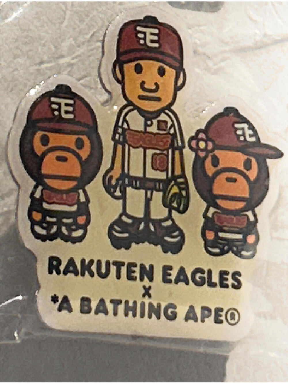 BAPE x Rakuten Eagles Collaboration Pin Set - Rare - VHTF